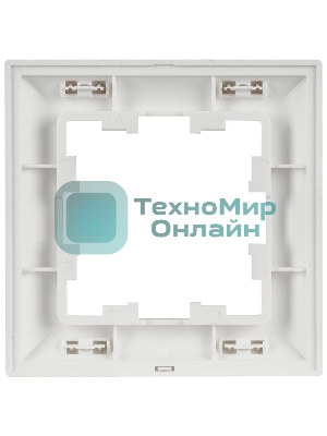Рамка 1-м IEK BR-M12-12-K91 BRITE РУ-1-БрАБ арктич. бел./бел.