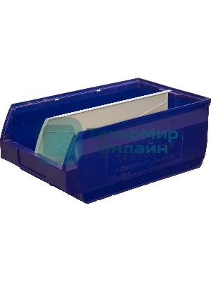 Ящик сплошной ТАРА.РУ Palermo 5005 синий 500х310х200мм PP 10041