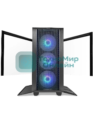 Компьютерный корпус Lian-Li Lancool III RGB черный без БП ATX 10x120мм 3x140мм 2xUSB 3.0 audio bott PSU