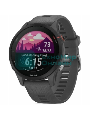 Смарт-часы Garmin Forerunner 255 темно-серый 45,6мм