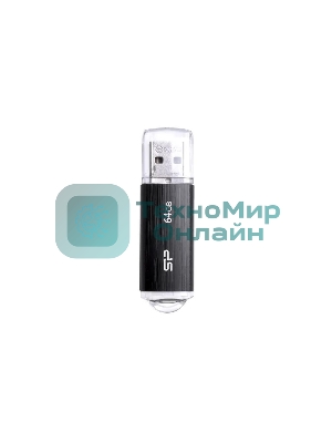 Флешка USB Silicon Power R/W 64Gb Ultima U02 SP064GbUF2U02V1K USB 2.0 черный