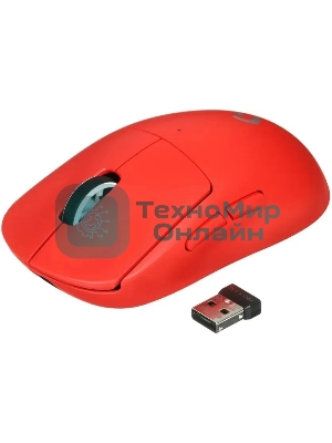 Мышь беспроводная Logitech G PRO X SUPERLIGHT 2 SE красный оптическая 44000dpi беспров. USB-C (910-007474)