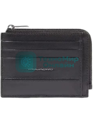 Картхолдер Piquadro Philip PP4822W136R/N черный, натуральная кожа
