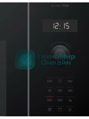 Микроволновая печь встраиваемая Bosch BEL454MB1F 6 Series, 900Вт,LED-display,AutoPilot 8, 25 л, гриль, черный, 382x594x388 мм