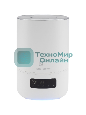 Увлажнитель воздуха Polaris PUH 8080 WIFI IQ HOME белый, 75 м², 8 л, гигростат, управление со смартфона