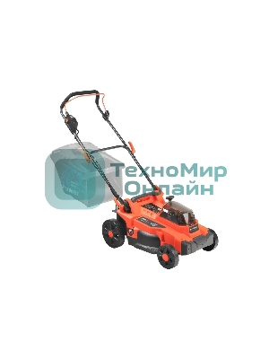 Газонокосилка аккумуляторная PATRIOT CM 440 2*21В UES, без акб и зу, бесщеточ, 37см, трав 35л пласт+мульчирование, центр. подъем 6 уровней (25-75), пласт дека