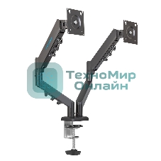 Кронштейн Kromax OFFICE-14 черный, 4 шт/уп. Кр. стал. настол. для 2-х мон. 15