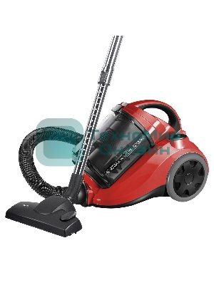 Пылесос Centek CT-2530 красный/черный, 400/2300 Вт, уборка сухая, пылесборник контейнер 2 л