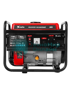 Генератор бензиновый MTX RS-1500, 1,1 кВт, 230В, ручной стартер