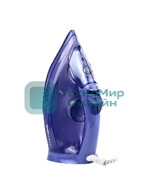 Утюг Centek CT-3300 фиолетовый, 2800 Вт, 60 г/мин, 190 г/мин, 600 мл