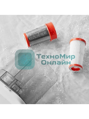 Пылесос ручной от пылевого клеща Xiaomi Dust Mite Vacuum Cleaner 2 Pro EU белый/серый, 500 Вт, уборка сухая, пылесборник контейнер 0.8 л