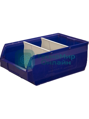 Ящик сплошной ТАРА.РУ Palermo 5005 синий 500х310х200мм PP 10041