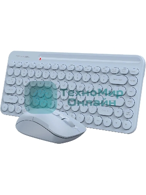 Комплект клавиатура+мышь A4Tech FStyler FG3200 Air Blue беспроводной, USB, 2000 DPI, голубой