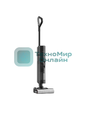 Моющий пылесос вертикальный Dreame H13 Pro, черный/черный, питание от аккумулятора, 250 Вт, уборка влажная и сухая, пылесборник контейнер 0.7 л, работа от АКБ max 40 мин