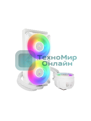 Жидкостная система охлаждения Arctic Liquid Freezer III 240 A-RGb белый, 120 мм, алюминий, 2800 об/мин, 25 дБ, 4 pin, 250 Вт