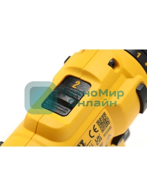 Дрель-шуруповерт DeWalt DCD710D2-QW, 10,8 В, 2 Ач, 24 Нм, щеточный