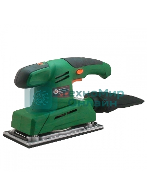 Машинка шлифовальная плоская (вибрационная) КАЛИБР МПШ-300Р 300Вт 115х230мм рег.об. пылеотсос.