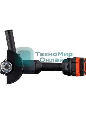 Угловая шлифовальная машина бесщеточная УШМ Anycons JM-125S, 125м, 21В, 8500 об/мин, 2 акб, JM-1252