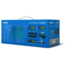 Портативная колонка SVEN PS-235 черный 12W 2.0 BT 3600mAh