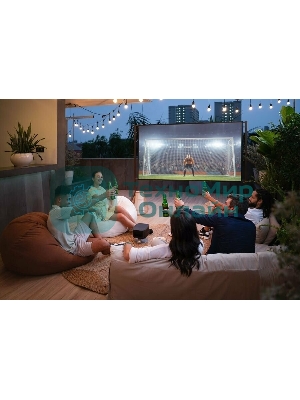 Домашний проектор XGIMI Horizon/технология:DLP/Разрешение:FullHD/2200Лм/MediaTek MT9612/2GB/32GB/Wi-Fi, Bluetooth/AndroidTV/HDR10/0.76-7.66м/HarmanKardon/Вес:2.9кг/Черный XK03K