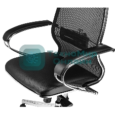 Кресло Метта Comfort S Infinity Easy Clean сет./экокожа с подголов. крестов. металл хром (комплект 1 шт)