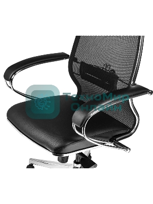 Кресло Метта Comfort S Infinity Easy Clean сет./экокожа с подголов. крестов. металл хром (комплект 1 шт)