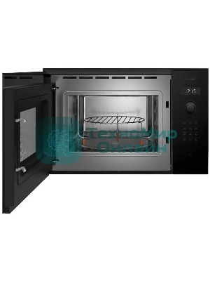 Микроволновая печь встраиваемая Bosch BEL454MB1F 6 Series, 900Вт,LED-display,AutoPilot 8, 25 л, гриль, черный, 382x594x388 мм