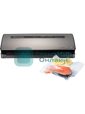 Вакуумный упаковщик Redmond RVS-M020 120Вт серебристый/черный