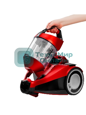 Пылесос Galaxy Line GL 6224 красный/черный, 300/2400 Вт, уборка сухая, пылесборник контейнер 2 л