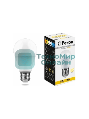 Лампа светодиодная Feron LB-38 5W 230V E27 2700K G45