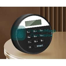 Сейф огнестойкий Deli ET580 300x 380x 300 мм, электронный/ключевой, черный