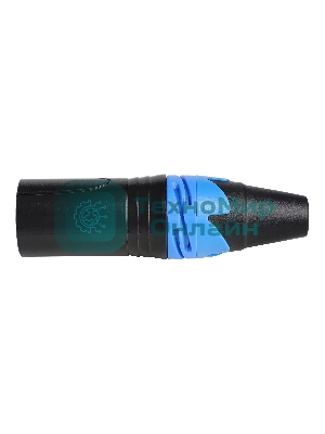 Комплект кабельных разъемов Wize WXLR-3PM-5 XLR 3 pin, (вилка), 5 шт. в комплекте