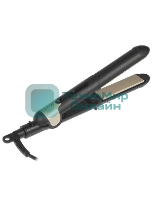 Выпрямитель для волос Galaxy Line GL 4519 черный/золотистый, 24 мм, 180 °C, 1 режим