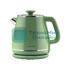 Чайник электрический Galaxy Line GL 0331, зеленый, пластик, двойная стенка из нержавеющей стали AISI 304 и пищевого пластика, 2200 Вт, 1.8 л, индикатор работы
