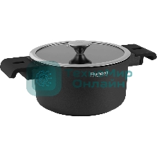 Кастрюля Rondell Modern RDA-1726, 2.6л, 20см, с крышкой, черный