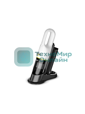 Пылесос ручной Karcher CVH 3 Plus белый, питание от аккумулятора, 70 Вт, уборка сухая, пылесборник 0.15 л, работа от АКБ max 20 мин