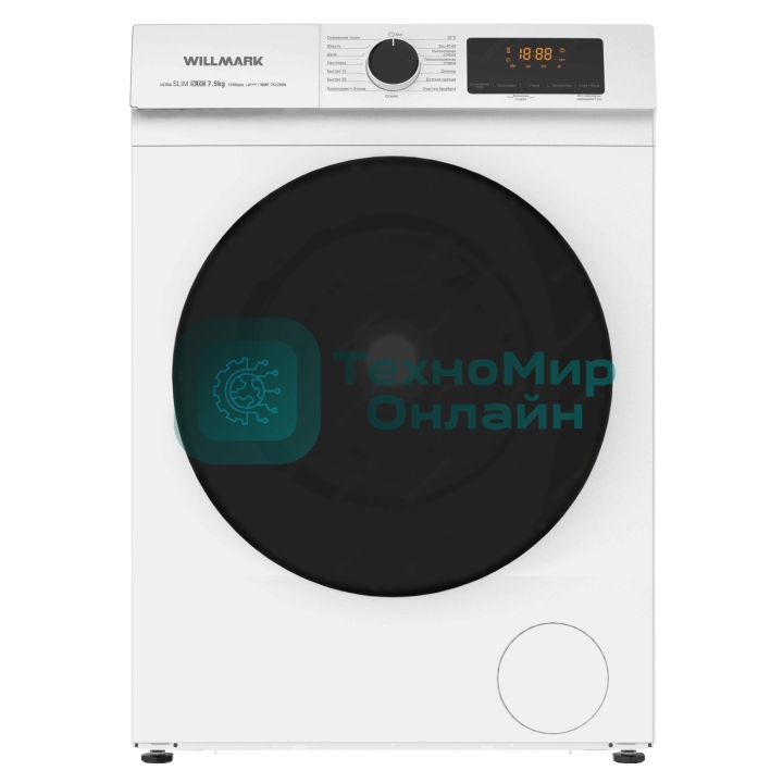 Стиральная машина Willmark WMF-7512ISW (УТ000015449) белый, загрузка фронтальная 7,5 кг, 1200 об/мин, класс А+++