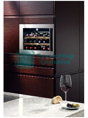 Встраиваемый винный шкаф Liebherr WKEes 553-26 001, нержавеющая сталь