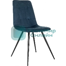 Стул для дома Бюрократ CH-K1_4 комплект 4 шт синий Holland 58 металл черный на ножках