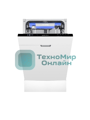 Посудомоечная машина Maunfeld MLP45230 Light Beam, белый, 44.8 см, 10 компл., 47 дБ, класс A++