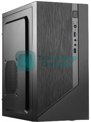 Компьютерный корпус Сase Forza mATX, 450W, 2xUSB 3.0, Black, w/o FAN, 12 см fan PSU, power cord