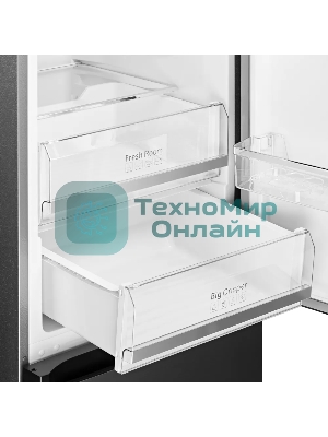 Холодильник Kuppersberg RFCN 2015 X нержавеющая сталь двухкамерный 235/109л морозилка снизу, No Frost