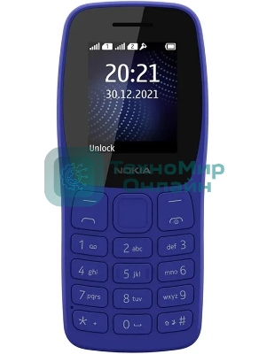 Мобильный телефон Nokia 105 TA-1416 DS EAC2+ синий