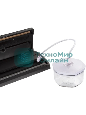 Вакуумный упаковщик Redmond RVS-M020 120Вт серебристый/черный