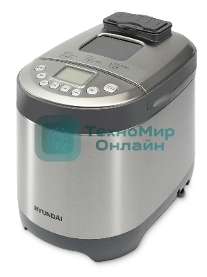Хлебопечка Hyundai HYBM-4082 550 Вт, серый/серебристый