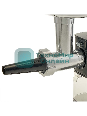 Мясорубка электрическая DELTA LUX DE-602MS черный, 3600 Вт, 2.5 кг/мин, реверс, защита от перегрузки, насадки - 6