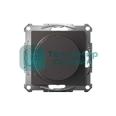 Светорегулятор (диммер) AtlasDesign повор-нажим LED RC 400Вт мех. базальт SE ATN001423