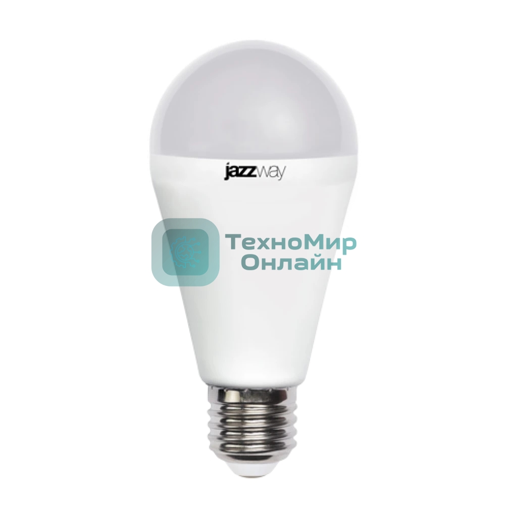 Лампа светодиодная JazzWay PLED-SP A60 15Вт грушевидная 3000К теплый белый E27 1530лм 230В