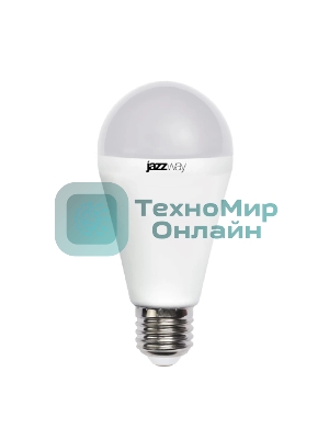 Лампа светодиодная JazzWay PLED-SP A60 15Вт грушевидная 3000К теплый белый E27 1530лм 230В