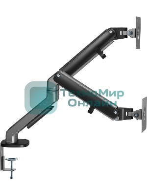 Кронштейн для мониторов Ultramounts UM735BL черный/серый 17